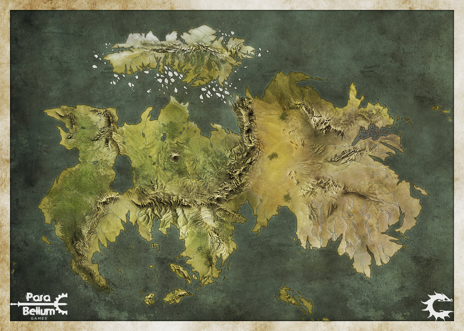 Carte du monde de Eä