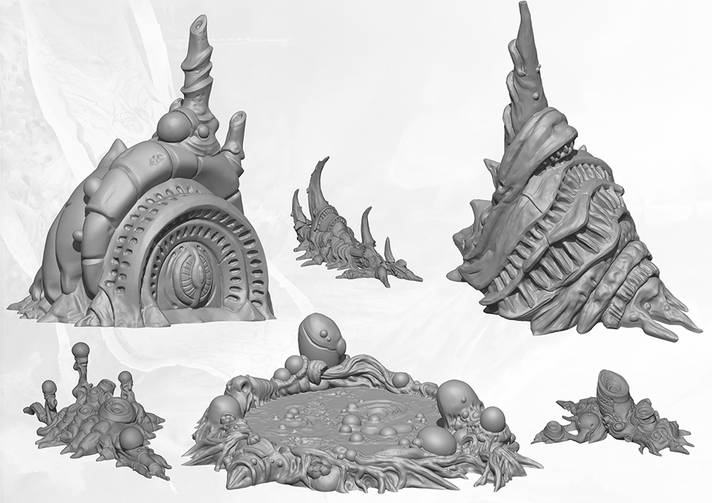 Spires Terrain Pack